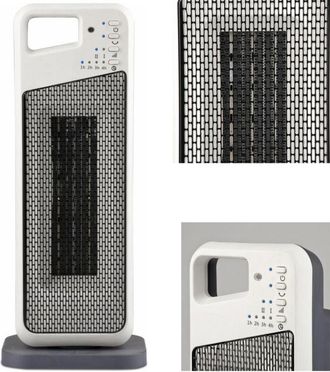 Trade Shop Trade Shop - Stufa Elettrica In Ceramica 2000w Oscillante Termostato Regolabile Verticale