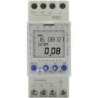 OEM Temporizador De Doble Canal Ahc822, Reloj Modular De 220 V, 7 D&iacute;as, 24 Horas, Temporizador Programable Para Piscinas, Interruptor Digital Lcd Electr&oacute;n