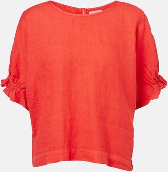 Velvet Emily linen top