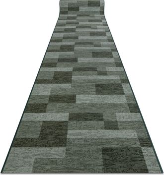 RugsX Rugsx - Alfombra De Pasillo Con Refuerzo De Goma Icona Verde 120cm Green 120x1100 Cm