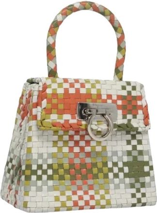 Ferragamo Pre-owned Handbags, female, Multicolor, Size: ONE SIZE Pre-owned Hand Bag