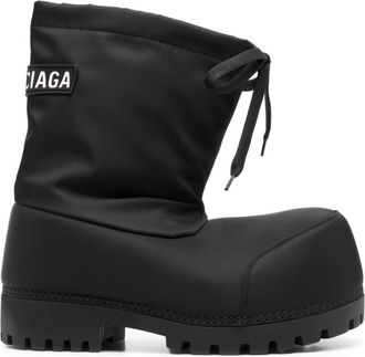 Balenciaga Alaska Low padded boots - women - Fabric/Polyester/Rubber - 37-38 - Black