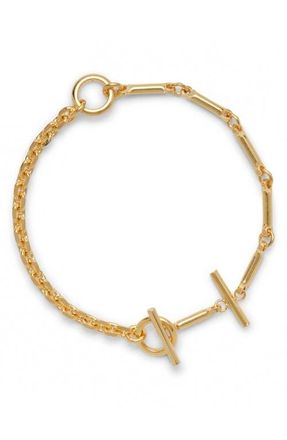 LADY GREY Triplet Toggle Bracelet in Gold at Nordstrom