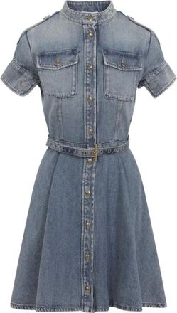 Alexander McQueen Mujer, Vestidos, Azul, Talla: S