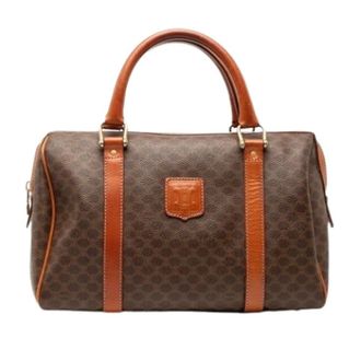 Celine Pre-owned Handbags, female, Brown, Size: ONE SIZE Pre-owned Macadam Boston Bag