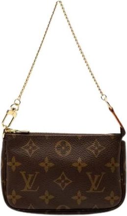 Louis Vuitton Pre-owned Mini Bags, female, Brown, Size: ONE SIZE Pre-owned Mini Pochette Accessoires
