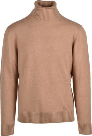KANGRA Truien & Vesten, Heren, Bruin, S, Wol, Ciclista Turtleneck