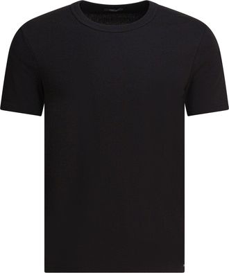 Tom Ford Cotton T-Shirt Underwear Nero-Uomo