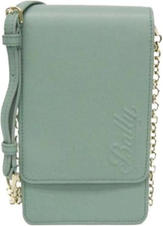 Bally Pre-owned Cross Body Bags, female, Green, Size: ONE SIZE Pre-owned Lhoren.o Pouch Shoulder Bag