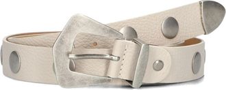 Notre-V Accessoires, Dames, Beige, 105 CM, Linnen, Beige Igone Riem voor Zomeroutfits