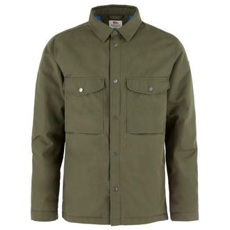 Fj&auml;llr&auml;ven &Ouml;vik Down Shirt Jacket Freizeitjacke f&uuml;r Herren | oliv