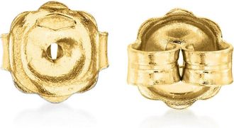 Ross-Simons Italian 14kt Yellow Gold Large 7mm Earring Backings