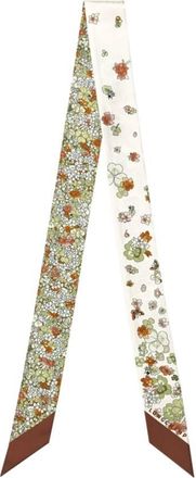 Longchamp Frise Fleurie Silk Headband