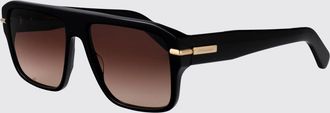 Ferragamo Occhiali da sole aviator in acetato con lenti sfumate e montatura rettangolare