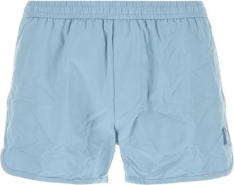 Ami Ami Light Blue Nylon Swimming Shorts