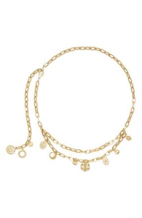 Ramy Brook Susana Charm Belt in Gold at Nordstrom, Size No Size