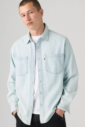 Levi's Mariposa Worker Shirt - Men - 2XL - Light Wash / Luisa Light Wash