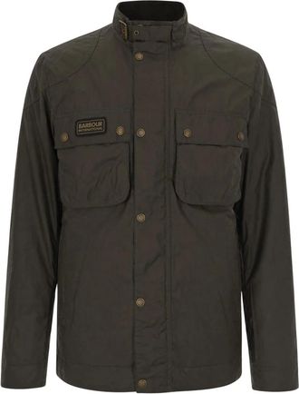 Barbour Lichte Jas - Heren - Zomerjassen - Groen - L - Katoen - Jassen