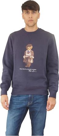 Ralph Lauren Sweatshirts Hoodies - Heren - Sweatshirts - Blauw - S - Katoen - Hoodies & sweatvesten