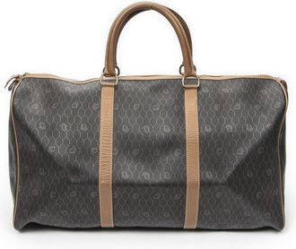 Dior Pre-owned Womens Large Vintage Travel Boston Bag - Brown - One Size