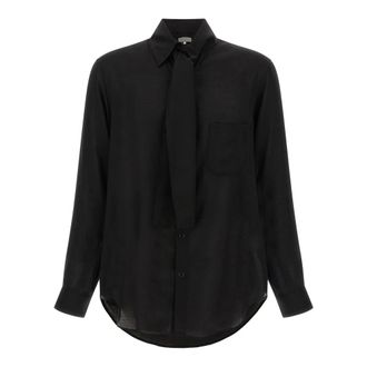 Yohji Yamamoto Heren, Overhemden, Zwart, Maat: XL