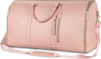 Generic Compatible For 1pc Foldable Womens Travel Convenient Carry-on Clothing Bag Large Leather Duffel Business(3pcs)