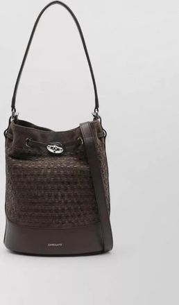 Zanellato leather bucket shoulder bag