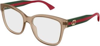 Gucci Gg 0038Onn 005 Optisch Montuur - Dames - Brillen - Bruin - 54 MM - Accessoires