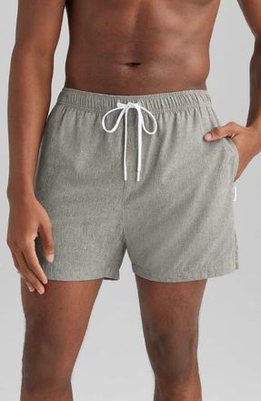 Tommy John Air Airflow Swim Trunks in Grey Heather at Nordstrom, Size Medium