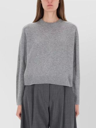 Theory cashmere cropped sweatshirt