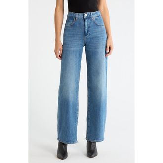 Paige Arellia High Waist Ankle Barrel Leg Jeans in Keystone at Nordstrom, Size 32