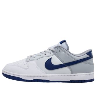 Nike Dunk Low Retro White Deep Royal Pure Platinum Wolf Grey HF5441-118