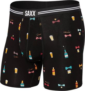 Saxx Mens Vibe Boxer Brief In Print