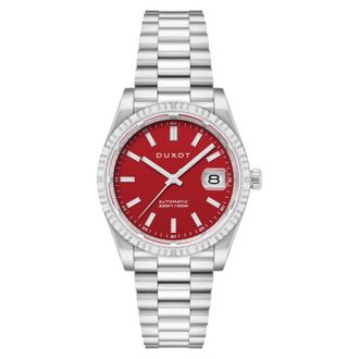 Duxot Marcel Automatic Red Dial Mens Watch DX-2059-44