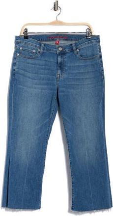 Lucky Brand Sweet Raw Hem Kick Crop Flare Leg Jeans in Bella Stella Wash at Nordstrom Rack, Size 32