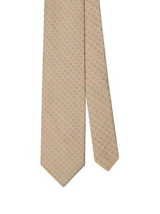 Robert Talbott Robert Micro Neat Geo Spot Best of Class Necktie in Orange at Nordstrom