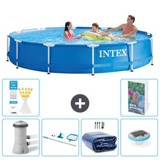Intex Piscina Con Estructura Redonda - 366x76 Cm - 7-piezas S305