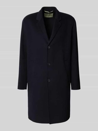 Marc O'Polo Regular Fit Mantel aus Schurwoll-Mix - Marc OPolo &times; DFB Travel Collection in Dunkelblau, Gr&ouml;&szlig;e 48