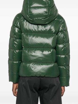 Peuterey Quilted Dark Green Down Jacket - dark green