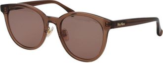 Max Mara Brown Acetate Womens Sunglasses