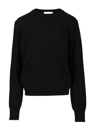 Givenchy Cashmere Crew Neck Knitwear Nero-Donna