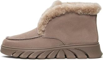 Cesare Gaspari Schoenen, Dames, Bruin, 40 EU, Wol, Adriana Enkellaarsjes