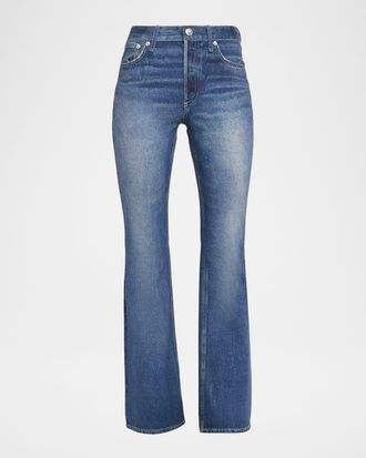 Rag & Bone rb Miramar Dahlia Ponte Flare Jeans