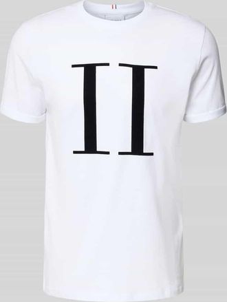 Les Deux T-Shirt mit Label-Print Modell Encore