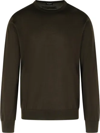 Ermenegildo Zegna Brown Cashmere Mischpullover