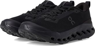 On Womens Cloudsurfer Trail 2 Sneaker, Black/Black, 5.5 UK