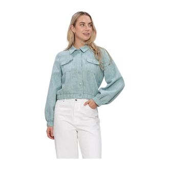 Ydence Ydence - Jacket Jinte - Dames - Jassen - Groen - Maat: XL Denim