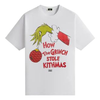Kith x The Grinch Book Title Vintage T-Shirt White KHM032957-101