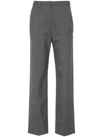 Valentino Garavani virgin-wool straight trousers - Grey