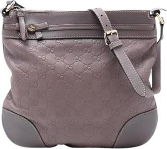 Gucci Pre-owned Cross Body Bags, female, Brown, Size: ONE SIZE Pre-owned The Mayfair Crossbody Bag